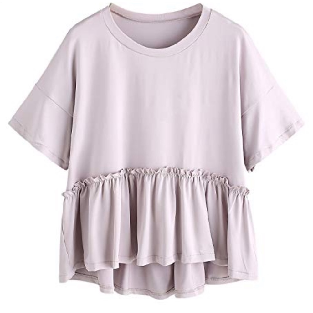 Light Pink Babydoll Top